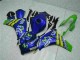 Custom 2008-2011 Green Blue Honda CBR1000RR Motorcycle Replacement Fairings