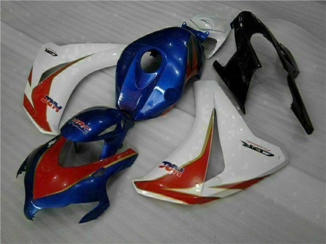 Aftermarket 2008-2011 Blue White Honda CBR1000RR Motorbike Fairing