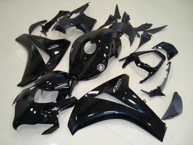 Custom 2008-2011 Glossy Black Chrome Decals Honda CBR1000RR Replacement Motorcycle Fairings