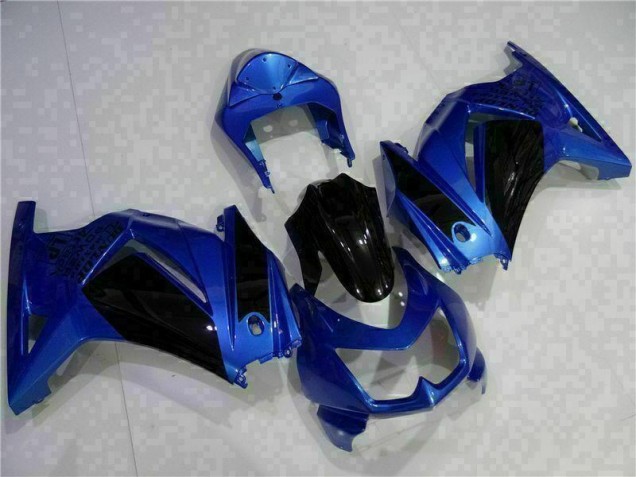 Aftermarket 2008-2012 Blue Black Kawasaki EX250 Replacement Fairings