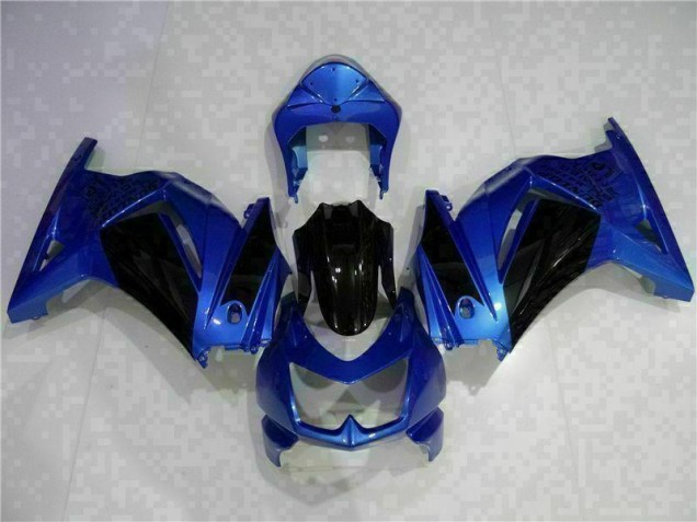 Aftermarket 2008-2012 Blue Black Kawasaki EX250 Replacement Fairings