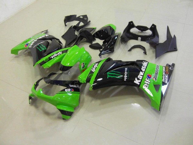 Custom 2008-2012 Monster Kawasaki ZX250R Motorcycle Fairings