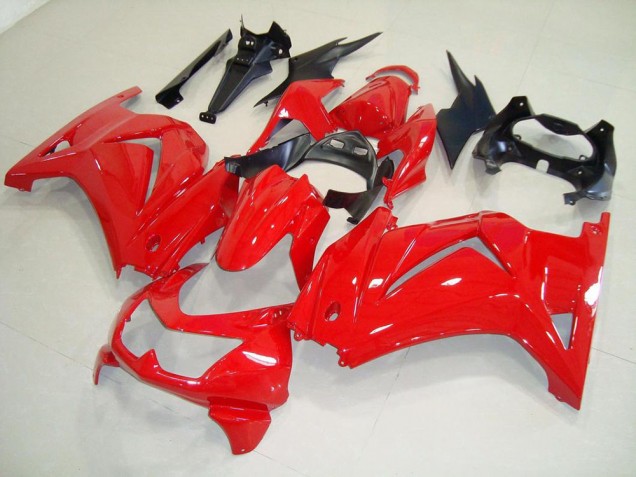 Aftermarket 2008-2012 Original Red Kawasaki ZX250R Motorcycle Fairing Kits