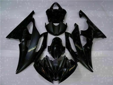 Aftermarket 2008-2016 Black Yamaha YZF R6 Moto Fairings