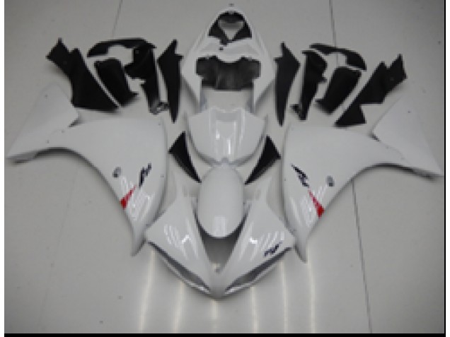 Custom 2009-2011 White Yamaha YZF R1 Motorcycle Bodywork