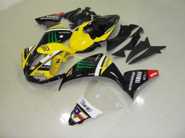 Aftermarket 2009-2011 Yellow Monster Yamaha YZF R1 Motorcycle Fairing Kits