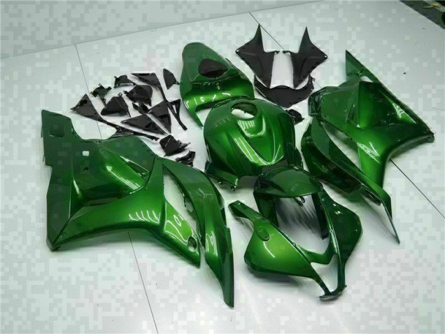 Custom 2009-2012 Green Honda CBR600RR Motorcycle Replacement Fairings