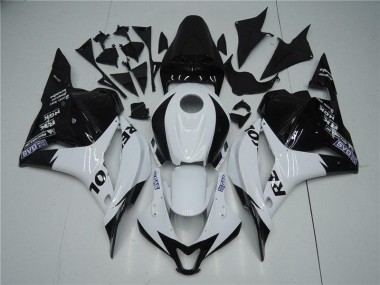 Aftermarket 2009-2012 White Black Honda CBR600RR Motorcycle Replacement Fairings