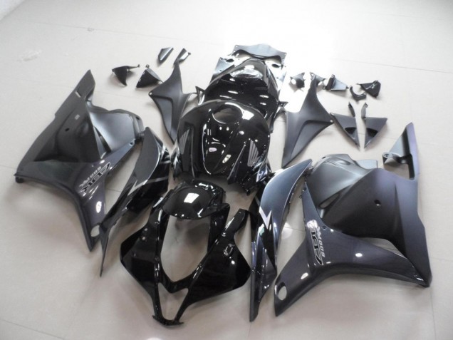 Custom 2009-2012 Black Grey Honda CBR600RR Motor Fairings