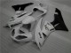 Custom 2009-2012 White Black Ninja Kawasaki ZX6R Motorbike Fairings