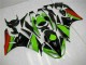 Custom 2009-2012 Black Green Red Kawasaki ZX6R Bike Fairing Kit