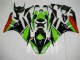 Custom 2009-2012 Black Green Red Kawasaki ZX6R Bike Fairing Kit