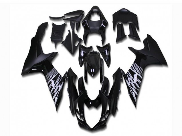 Custom 2011-2021 Matte Black Suzuki GSXR 600/750 Motor Bike Fairings