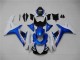 Custom 2011-2021 Blue White Suzuki GSXR 600/750 Motorbike Fairing Kits