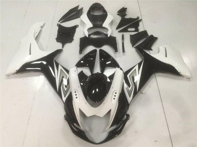 Custom 2011-2021 Black White Suzuki GSXR 600/750 Motorcylce Fairings & Bodywork