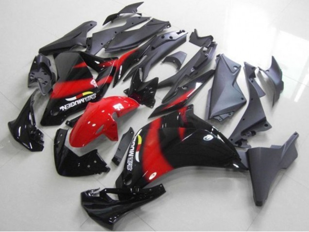 Custom 2011-2013 Black Red Honda CBR250RR Bike Fairing Kit