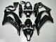 Aftermarket 2011-2015 Glossy Black Kawasaki ZX10R Moto Fairings