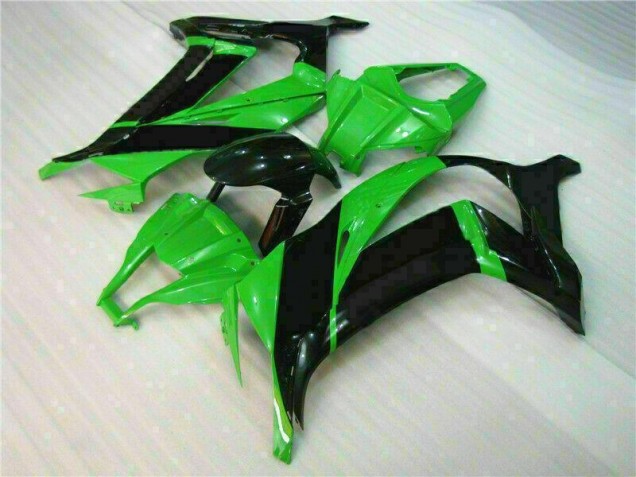 Aftermarket 2011-2015 Green Black Kawasaki ZX10R Motor Fairings