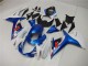 Custom 2011-2021 Blue White Suzuki GSXR 600/750 Motorcycle Replacement Fairings