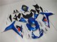 Custom 2011-2021 Blue White Suzuki GSXR 600/750 Motorcycle Replacement Fairings