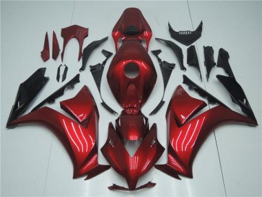 Custom 2012-2016 Red Black Honda CBR1000RR Motorcylce Fairings