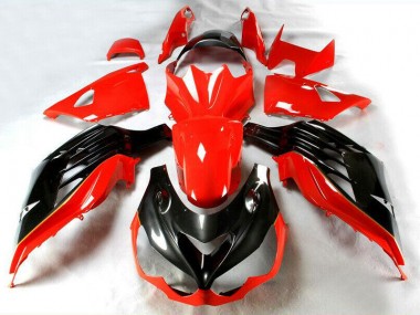 Aftermarket 2012-2021 Red Kawasaki ZX14R ZZR1400 Motorcycle Fairings