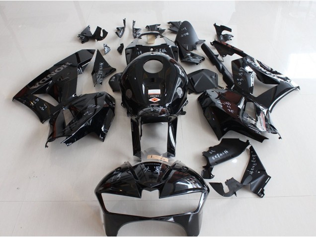 Custom 2013-2021 Black Honda CBR600RR Replacement Fairings