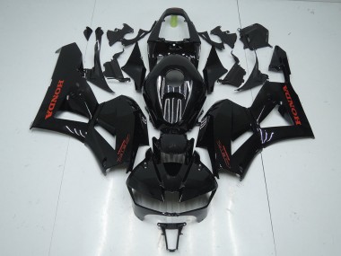 Aftermarket 2013-2021 Glossy Black with Red Sticker Honda CBR600RR Motorcycle Fairings Kit