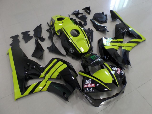 Aftermarket 2013-2021 Green Black Honda CBR600RR Motorcylce Fairings