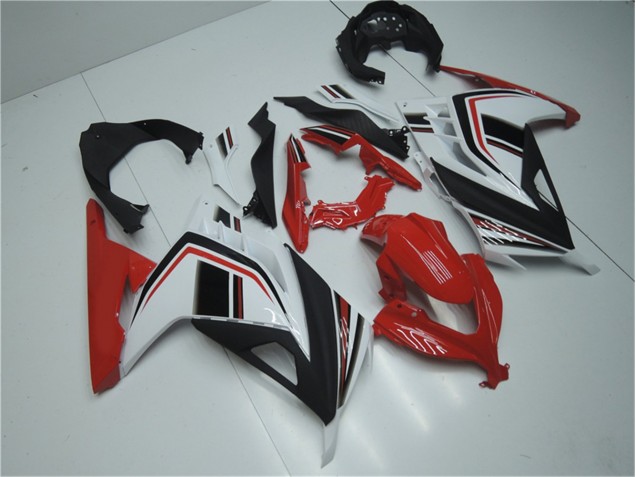 Aftermarket 2013-2016 Red White Black Kawasaki EX300 Motorbike Fairing