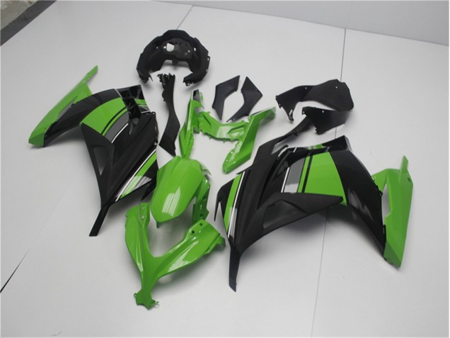 Aftermarket 2013-2016 Green Black Kawasaki EX300 Motor Bike Fairings