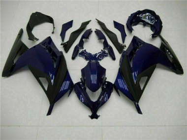 Aftermarket 2013-2016 Blue Black Kawasaki EX300 Motorcycle Fairings Kits