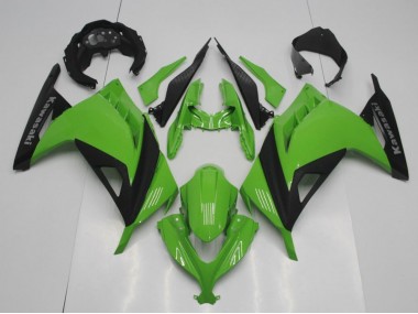 Aftermarket 2013-2016 OEM Style Green Kawasaki ZX300R Motorcycle Fairing Kit
