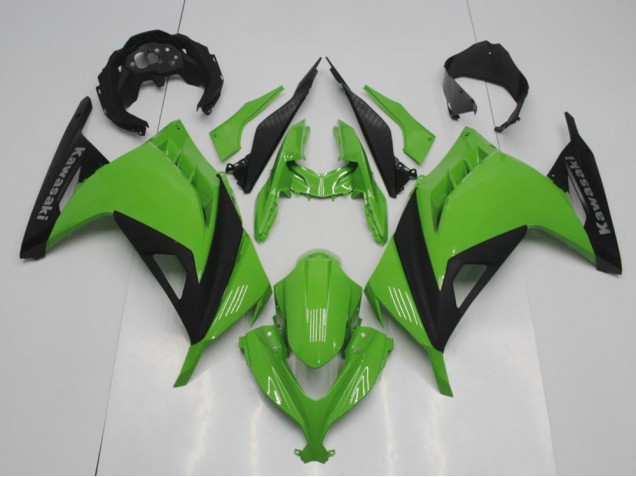 Custom 2013-2016 OEM Style Green Kawasaki ZX300R Motorcycle Fairing Kit