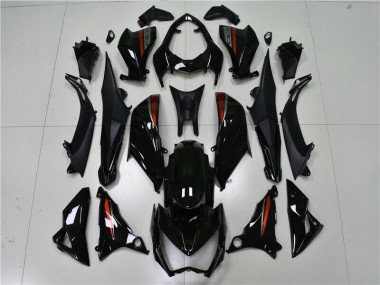Aftermarket 2013-2016 Black Kawasaki Z800 Motorcycle Fairings Kits