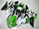 Custom 2013-2018 Green White Black Kawasaki ZX6R Motor Fairings