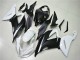 Custom 2013-2018 White Black Kawasaki ZX6R Motorbike Fairings