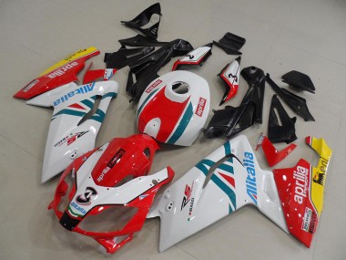 Custom 2006-2011 White Red Green Aprilia RS125 Bike Fairing