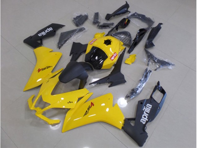 Custom 2011-2018 Yellow Black Aprilia RS4 50 125 Motorbike Fairing Kits