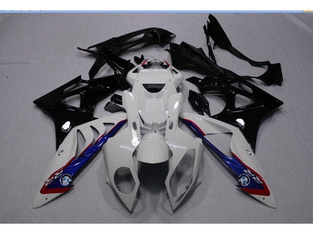 Custom 2009-2014 White Black Blue BMW S1000RR Motorcycle Fairing Kit