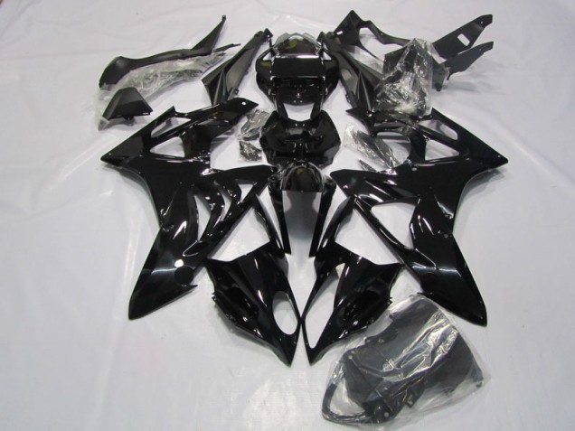 Custom 2009-2014 Black BMW S1000RR Bike Fairings