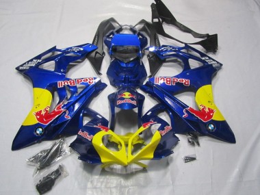 Custom 2009-2014 Yellow Blue RedBull BMW S1000RR Replacement Motorcycle Fairings