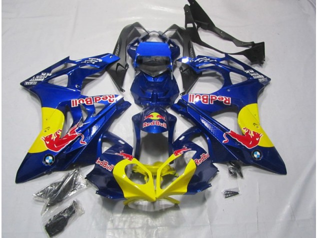 Custom 2009-2014 Yellow Blue RedBull BMW S1000RR Replacement Motorcycle Fairings