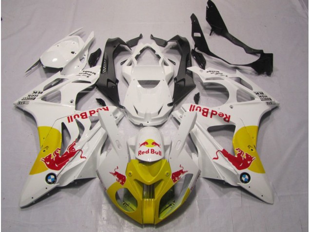 Custom 2009-2014 Yellow White RedBull BMW S1000RR Bike Fairing Kit