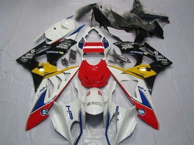 Custom 2009-2014 Red White Yellow BMW S1000RR Motorcycle Fairings Kits