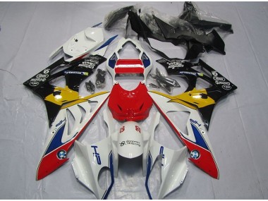 Aftermarket 2009-2014 Red White Yellow BMW S1000RR Motorcycle Fairings Kits