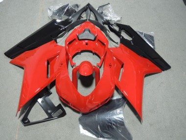 Custom 2007-2014 Red Black Ducati 1098 Motorcycle Fairing