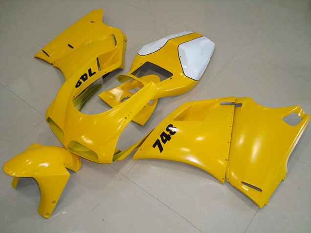 Custom 1993-2005 Yellow Ducati 748 916 996 996S Motorcycle Fairings