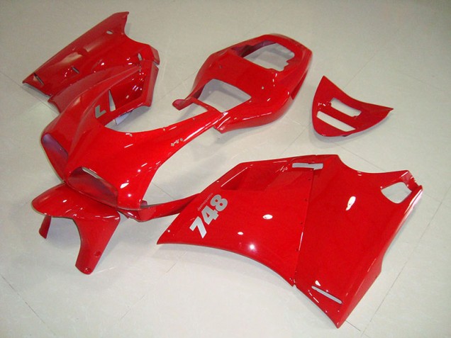 Custom 1993-2005 Red Ducati 748 916 996 996S Motorcycle Fairing Kit