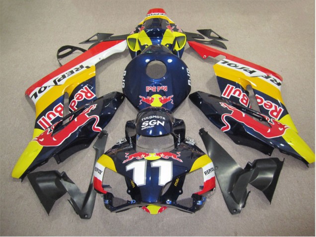 Custom 2004-2005 Red Bull 11 Repsol Honda CBR1000RR Replacement Fairings